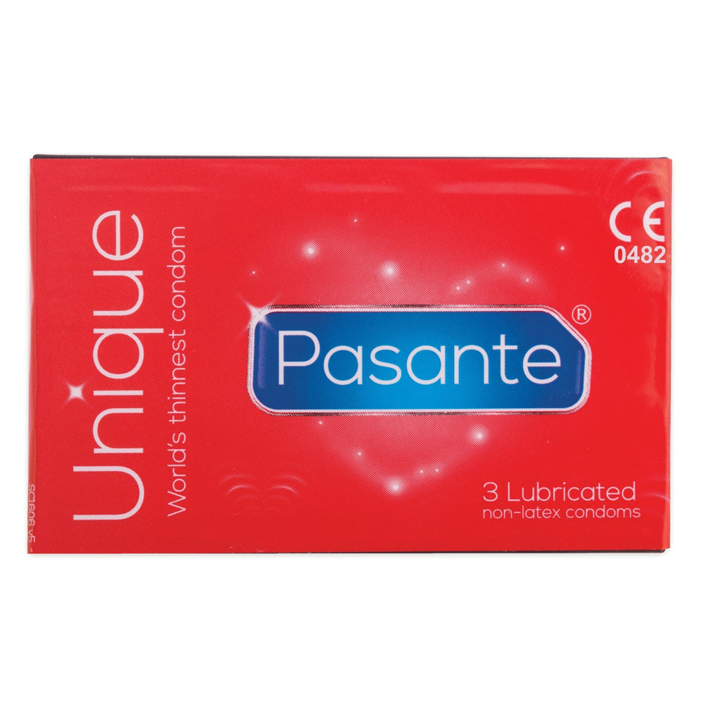 Презервативи супертонкі Pasante Unique безлатексні (ціна за упаковку, 3 шт.)