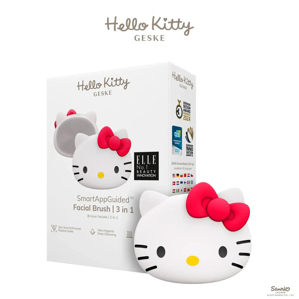 Щітка для обличчя GESKE Facial Brush 3в1 by Hello Kitty