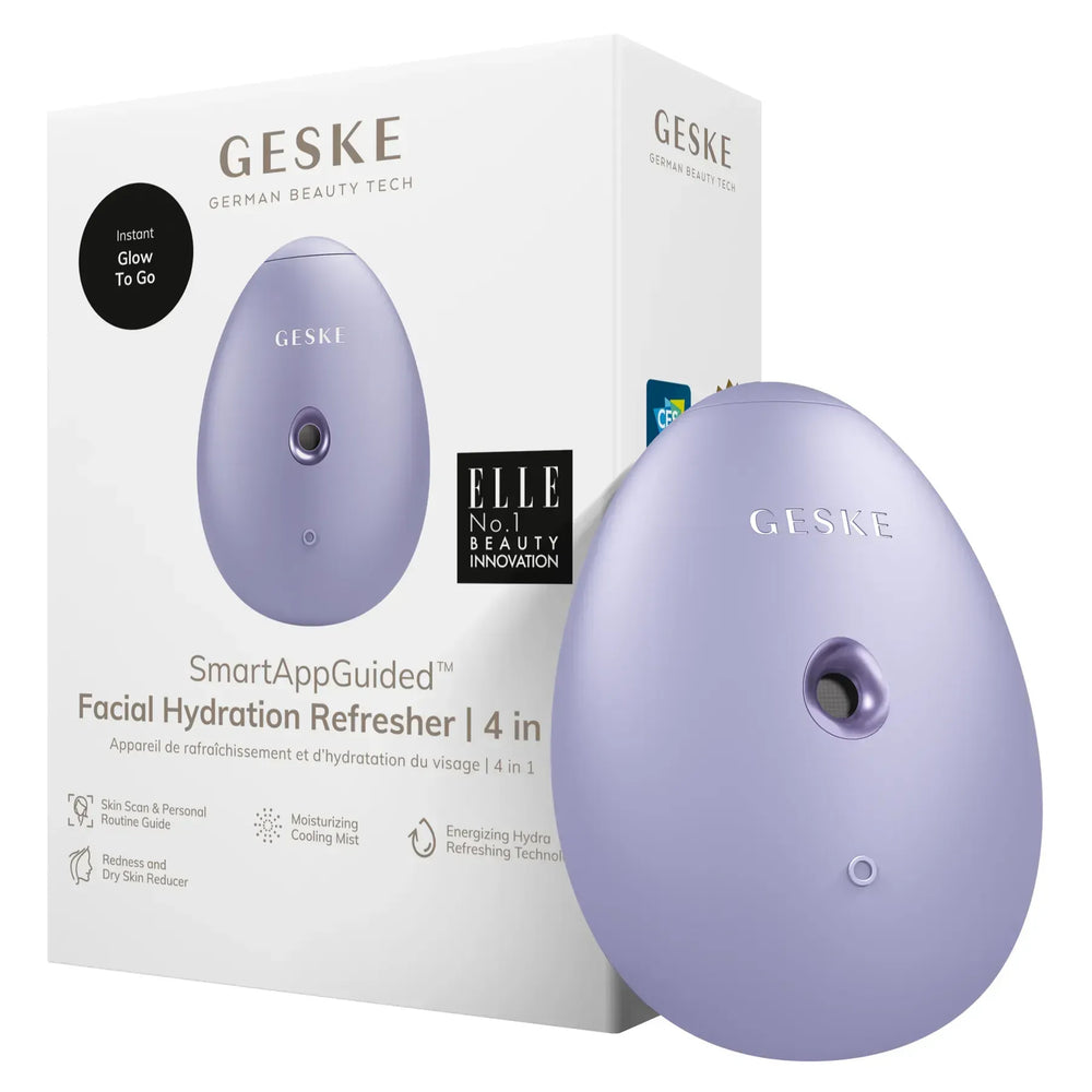 Електронний освіжувач для зволоження обличчя GESKE Facial Hydration Refresher 4в1 purple