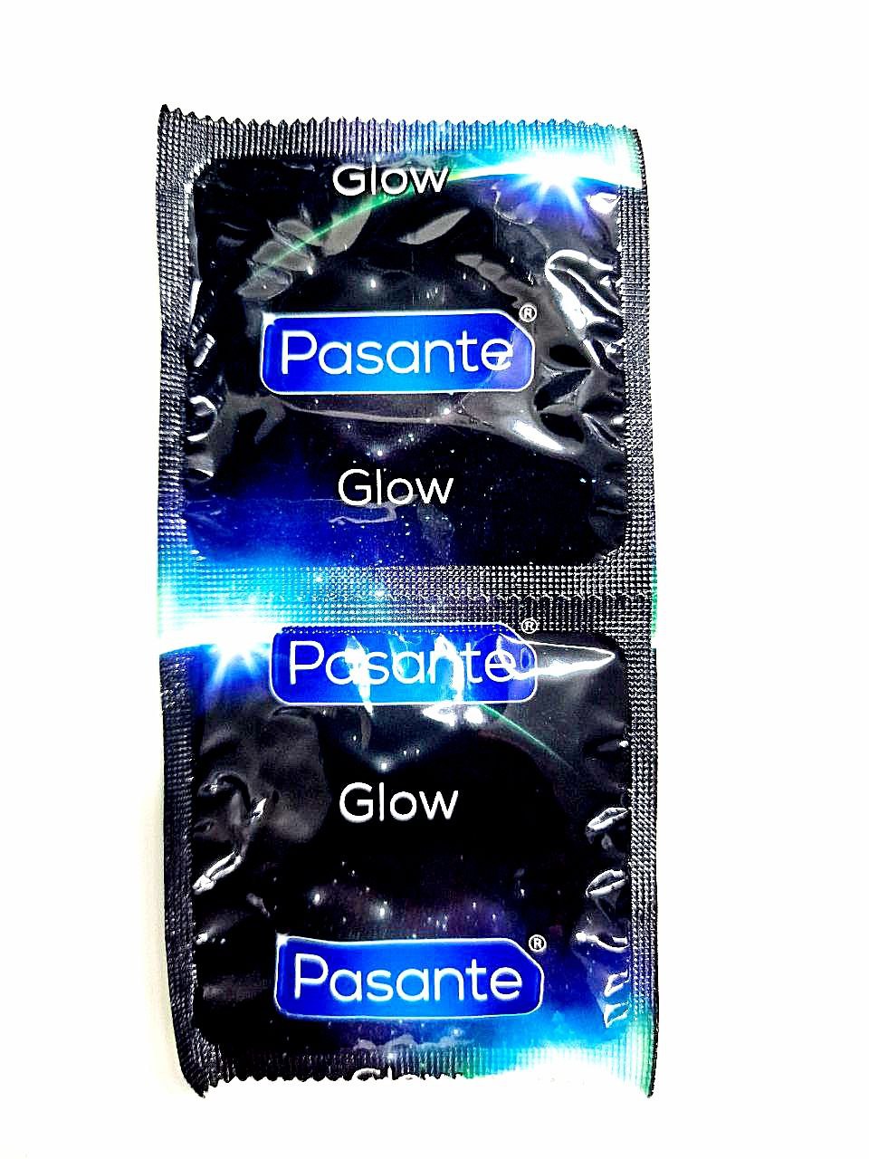 Презервативи, що світяться в темряві Pasante Glow латексні (ціна за 6 штук)