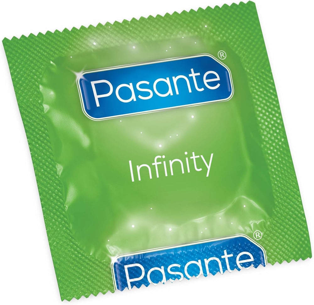 Презервативи з пролонгацією Pasante Delay Infinity латексні (ціна за 12 шт)