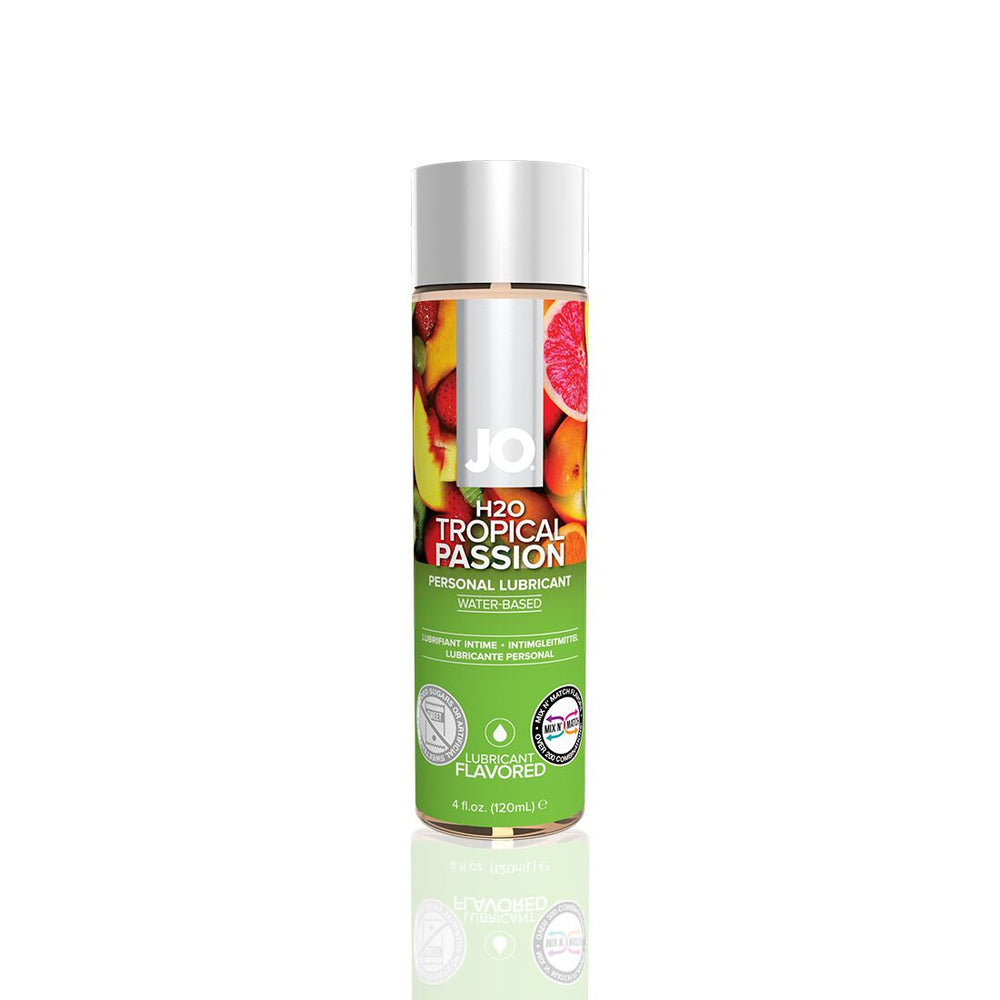Змазка на водній основі JO H2O — Tropical Passion без цукру, рослинний гліцерин