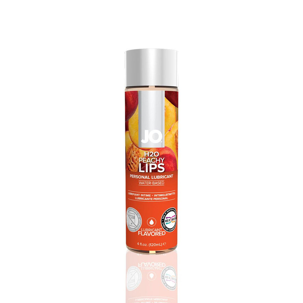 Змазка на водній основі JO H2O — Peachy Lips без цукру, рослинний гліцерин