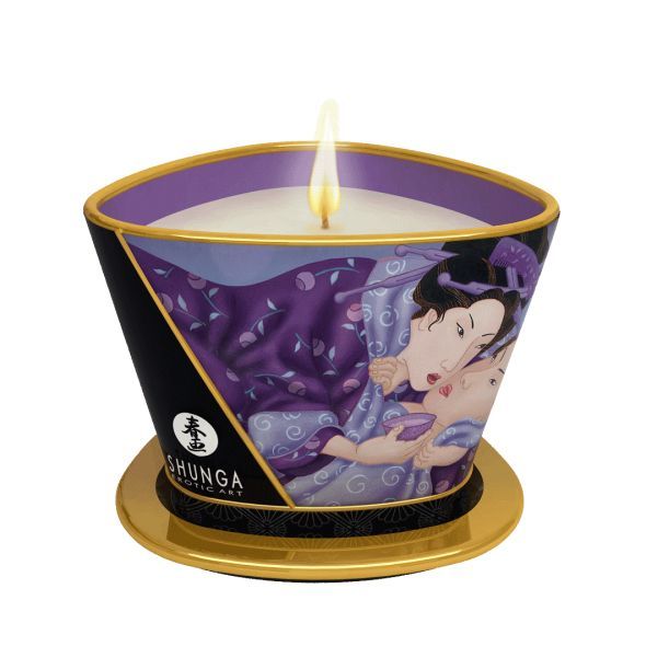 Масажна свічка Shunga Massage Candle – Exotic Fruits з афродизіаками