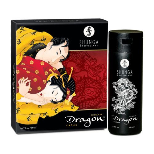 Стимулювальний крем для пар Shunga Dragon Cream, ефект тепло-холод та поколювання
