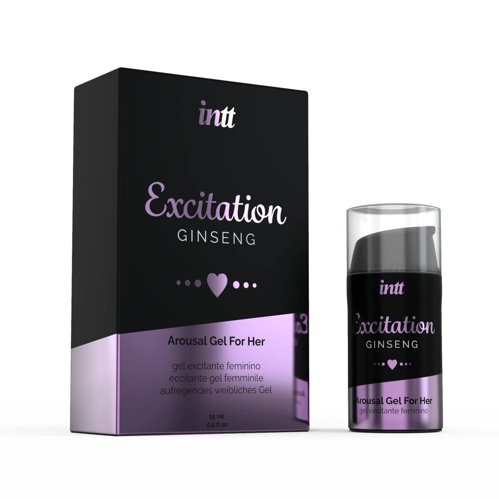 Збуджувальний гель Intt Excitation з екстрактом женьшеню, з ефектом вібрації