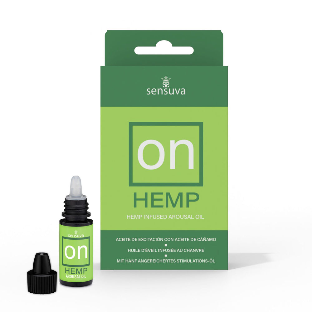 Збуджувальні краплі для клітора Sensuva – ON for Her Hemp Infused Arousal Oil з олією конопель