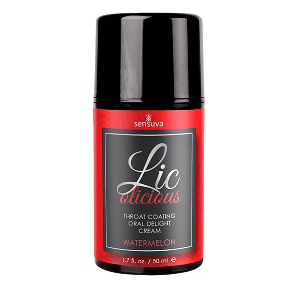 Гель для мінету Sensuva Lic-o-licious Watermelon, оліїстий, без цукру
