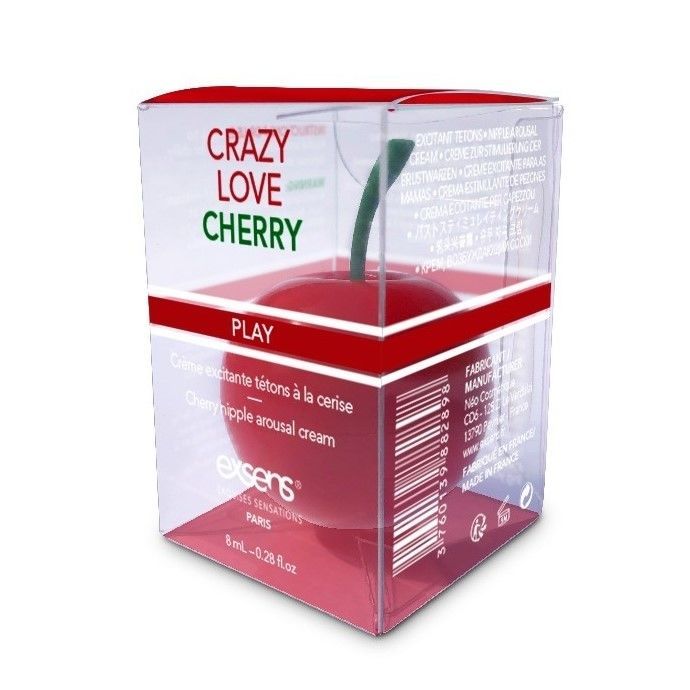 Збуджувальний крем для сосків EXSENS Crazy Love Cherry з жожоба та олією ши, їстівний