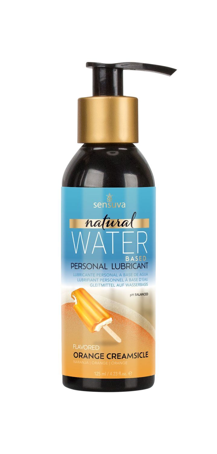 Змазка на водній основі Sensuva Natural Water-Based Orange Creamsicle без гліцерину, парабенів