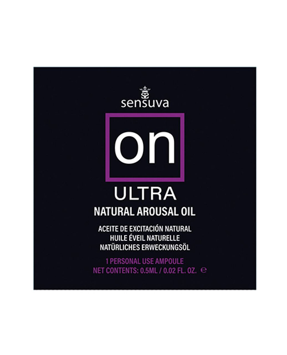 Пробник збудливого масла Sensuva - ON Arousal Oil for Her Ultra