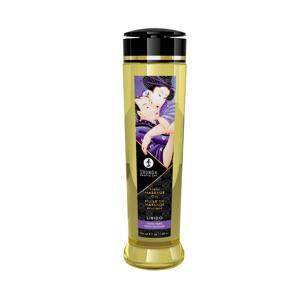Масажна олія Shunga Libido – Exotic Fruit натуральна зволожувальна