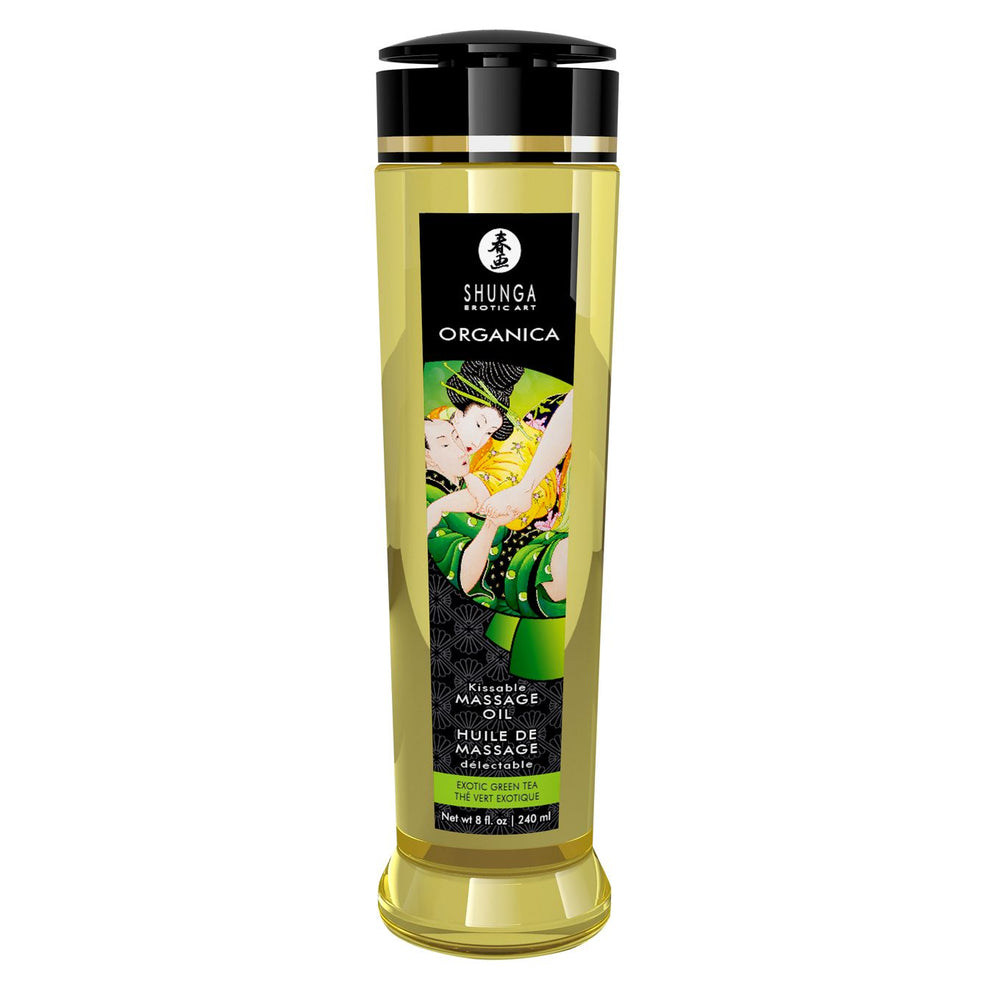 Органічна масажна олія Shunga ORGANICA – Exotic green tea з вітаміном Е