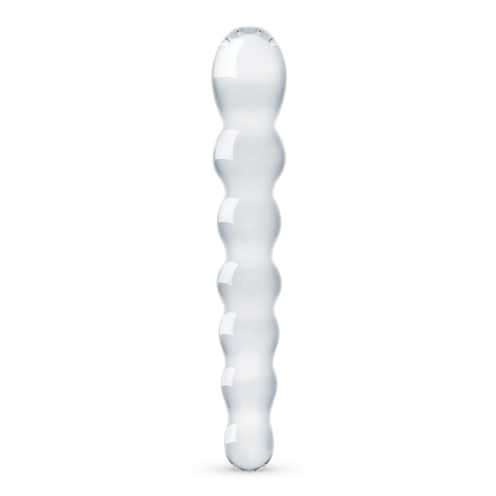 Скляний дилдо у вигляді намистин Gildo Glass Dildo No. 19