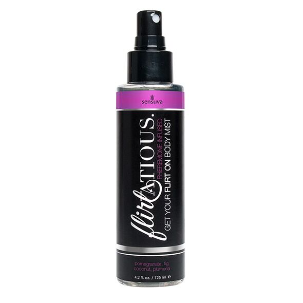 Спрей-міст для тіла з феромонами Sensuva Flirtatious Pomegranate, Fig, Coconut & Plumeria