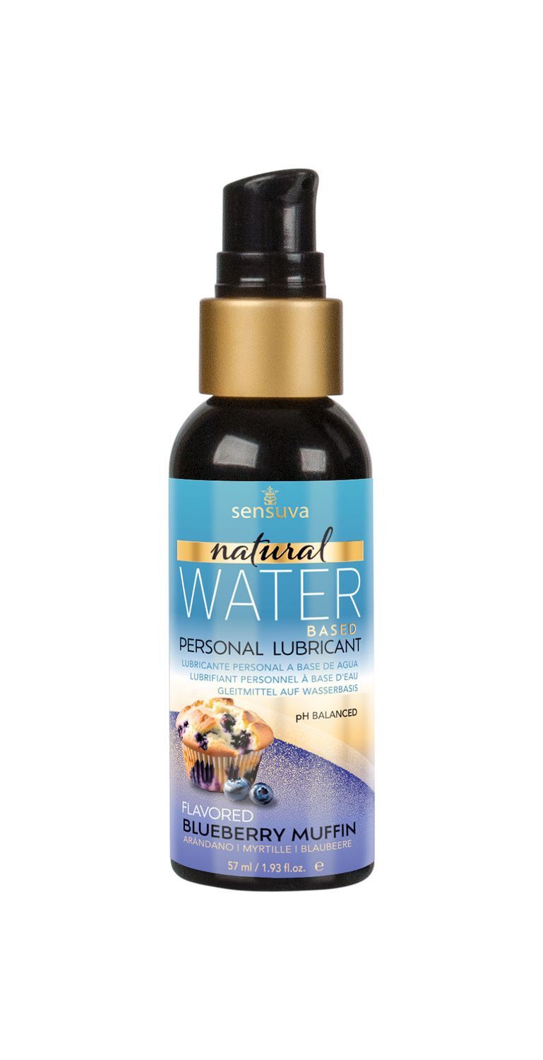 Змазка на водній основі Sensuva Natural Water-Based Blueberry Muffin без гліцерину та парабенів