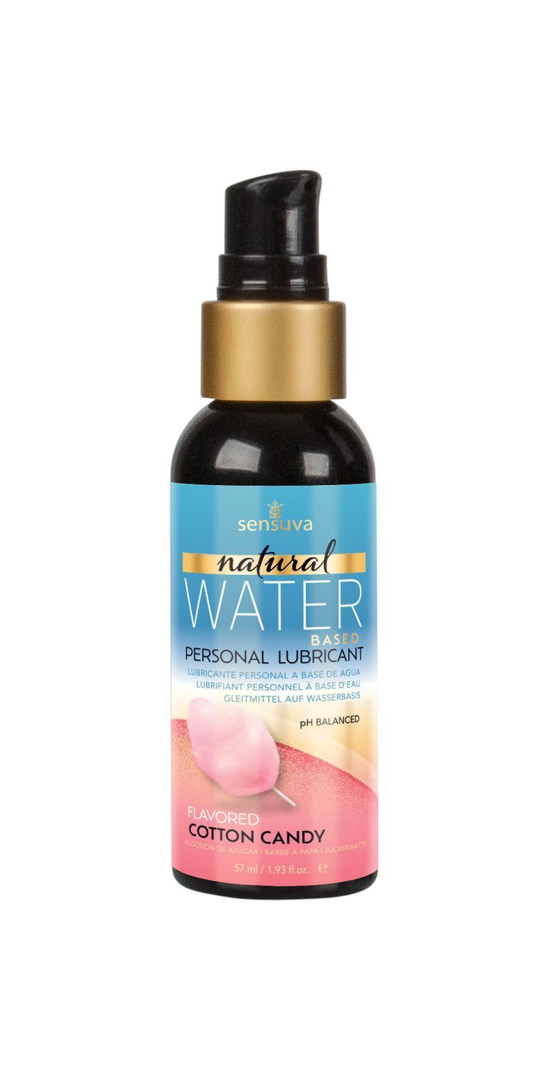 Змазка на водній основі Sensuva Natural Water-Based Cotton Candy без гліцерину та парабенів