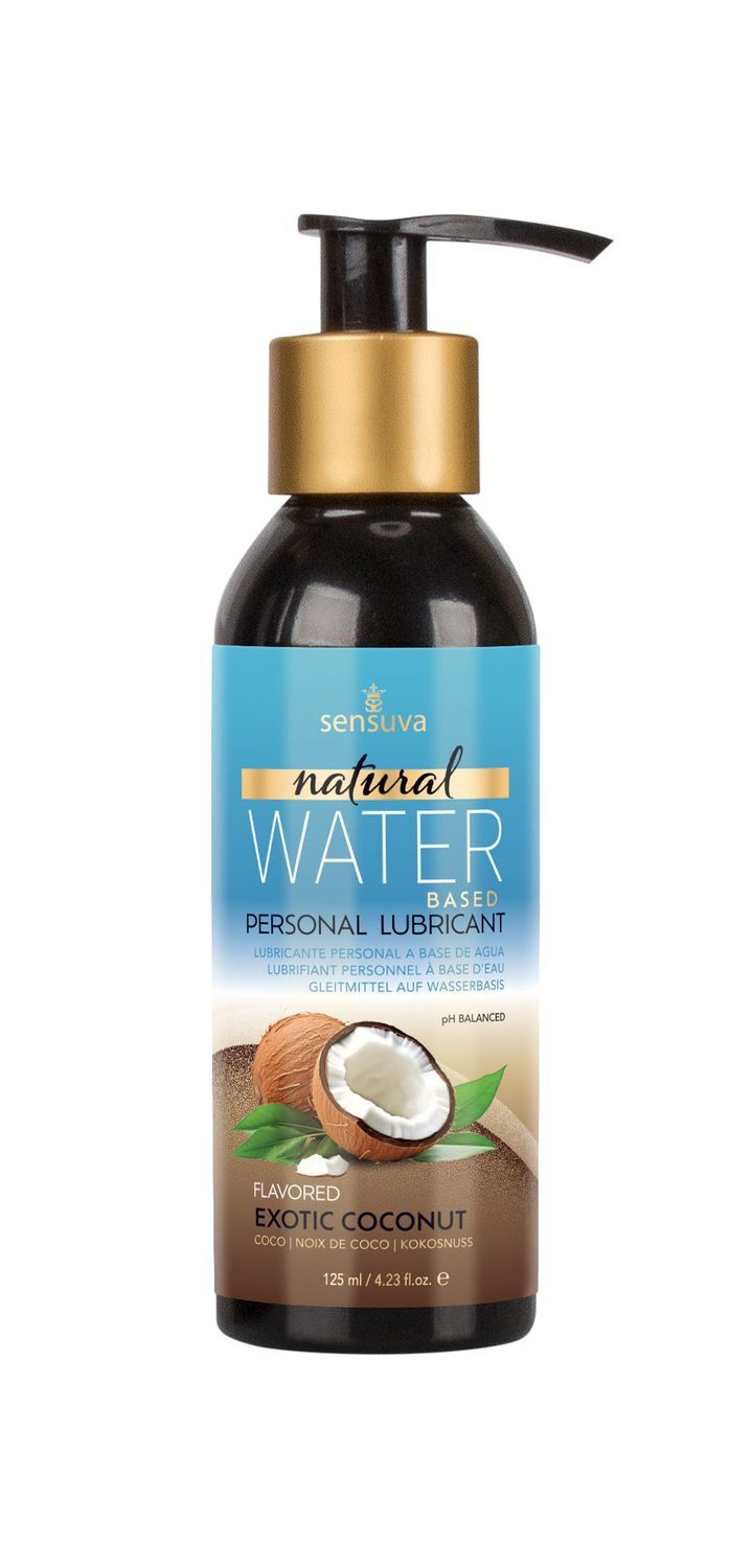 Змазка на водній основі Sensuva Natural Water-Based Exotic Coconut без гліцерину і парабенів