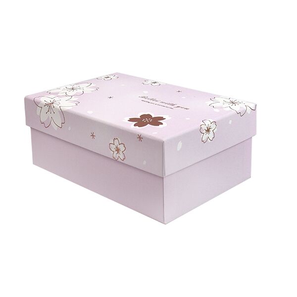Подарункова коробка з квітами рожева, L - 28.5х21.5х11 см — інтим товари DicKing Shop