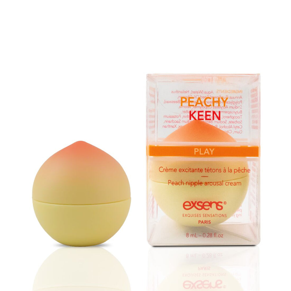 Збуджувальний крем для сосків EXSENS Peachy Keen з олією жожоба та ши, їстівний, без цукру