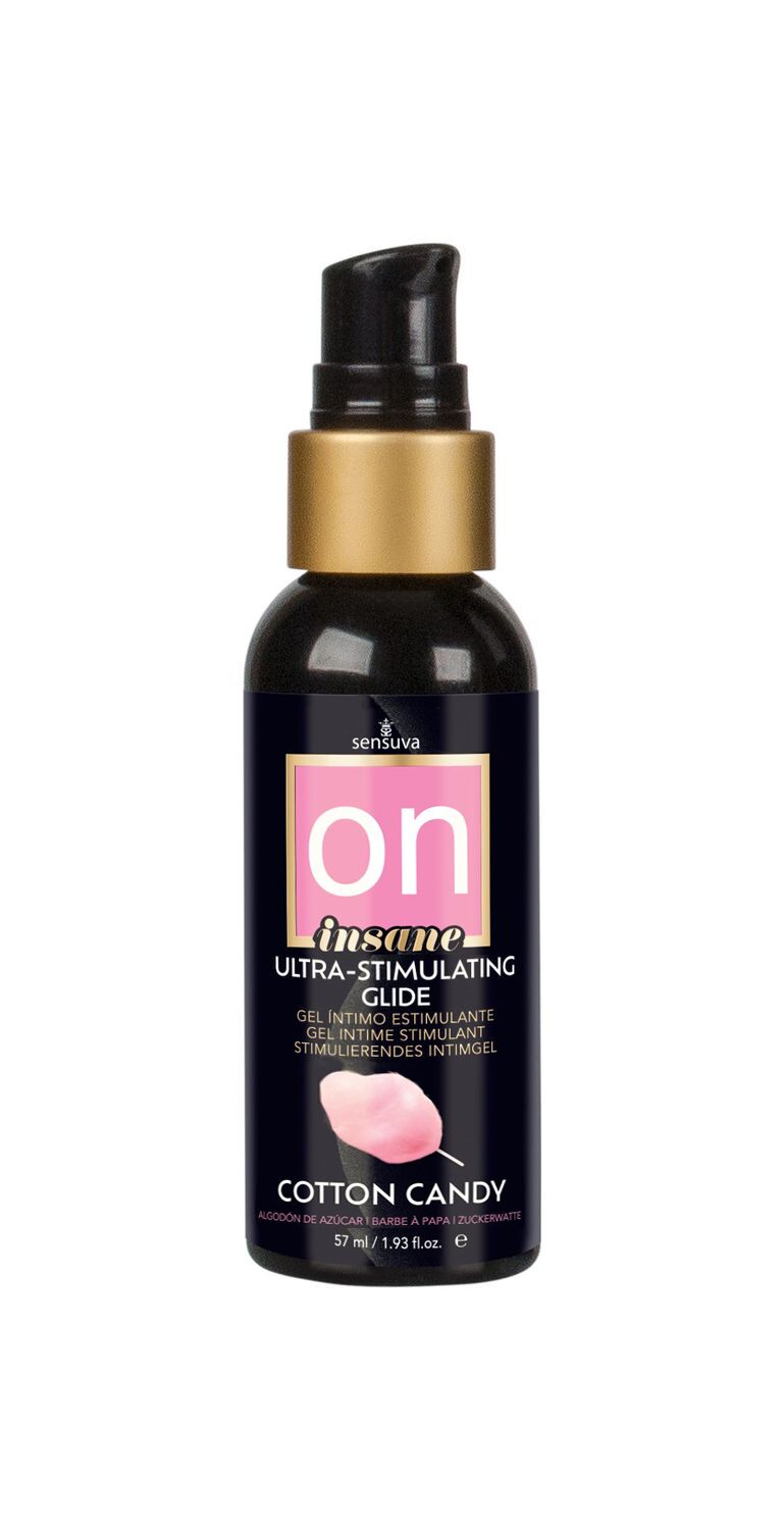 Збуджувальна змазка на гібридній основі Sensuva Ultra-Stimulating On Insane Cotton Candy