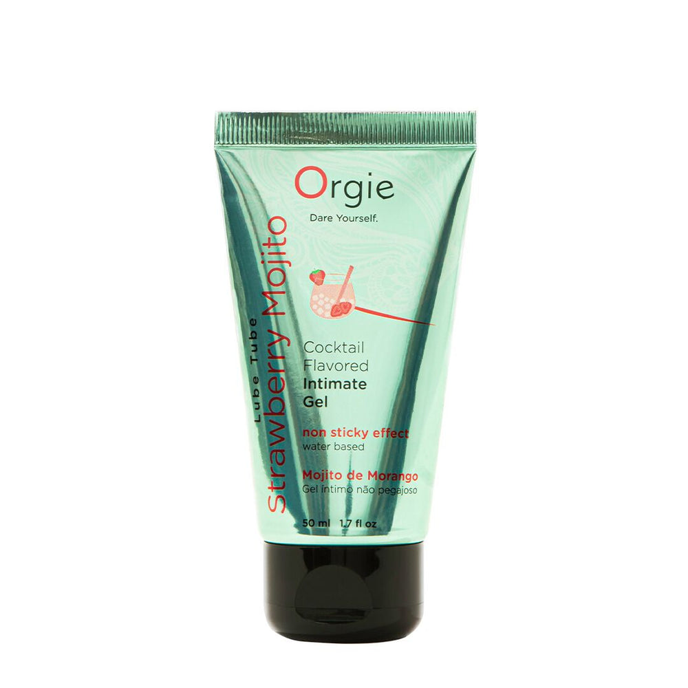 Розпродаж!!! Лубрикант на водній основі Orgie Lube Tube Strawberry Mojito 50мл (термін 31.07.2026)