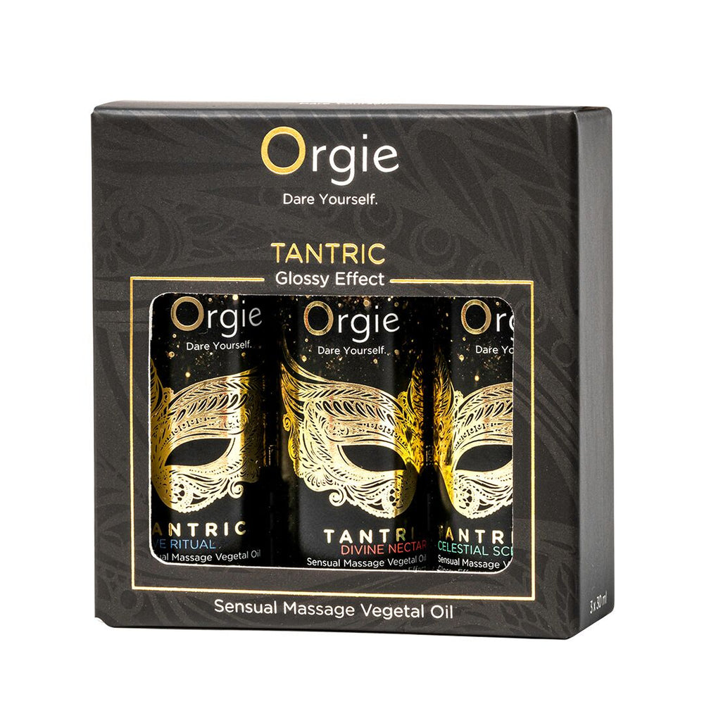 Набір олій для тантричного масажу Orgie – Tantric Mini Size Collection (3х, зволоження