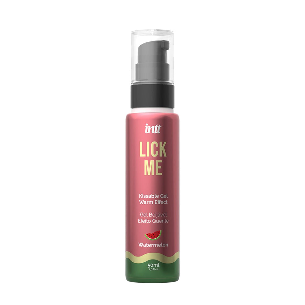 Гель для оральних пестощів із зігрівальним ефектом INTT Lick Me Kissable Gel Watermelon, без цукру