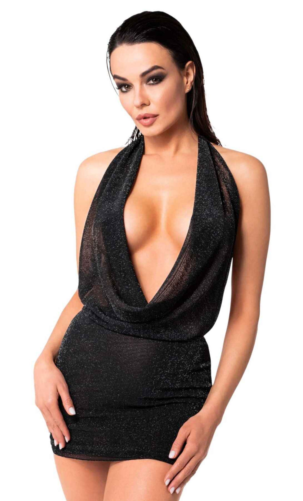 Сукня Noir Handmade F351 Shiny tulle mini dress - XXL