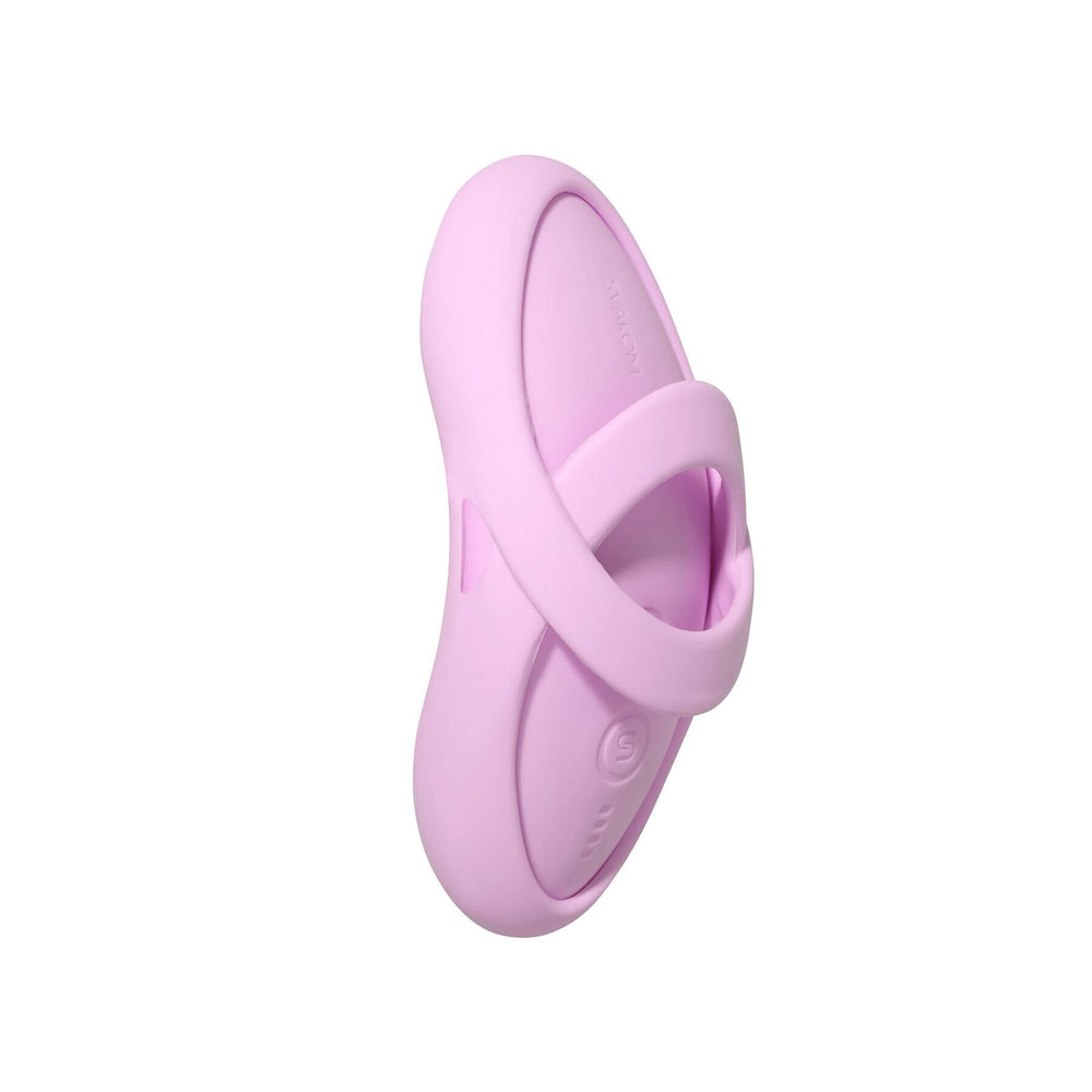 Смарт-вібратор для клітора Svakom Echo 2 Pink Lilac, підігрів до 38 °C, знімна насадка на палець