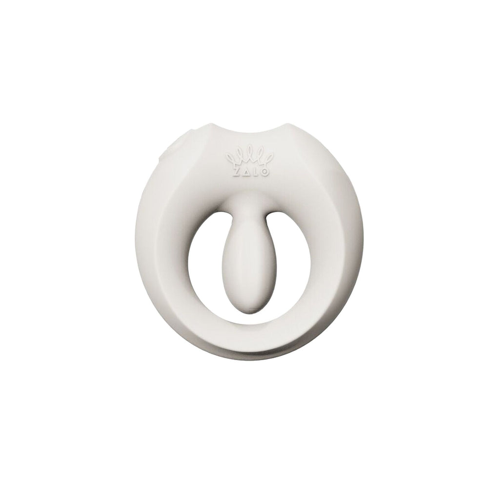 Ерекційне смарт-віброкільце Zalo Apis Ivory White, до 4 годин роботи, зарядний кейс