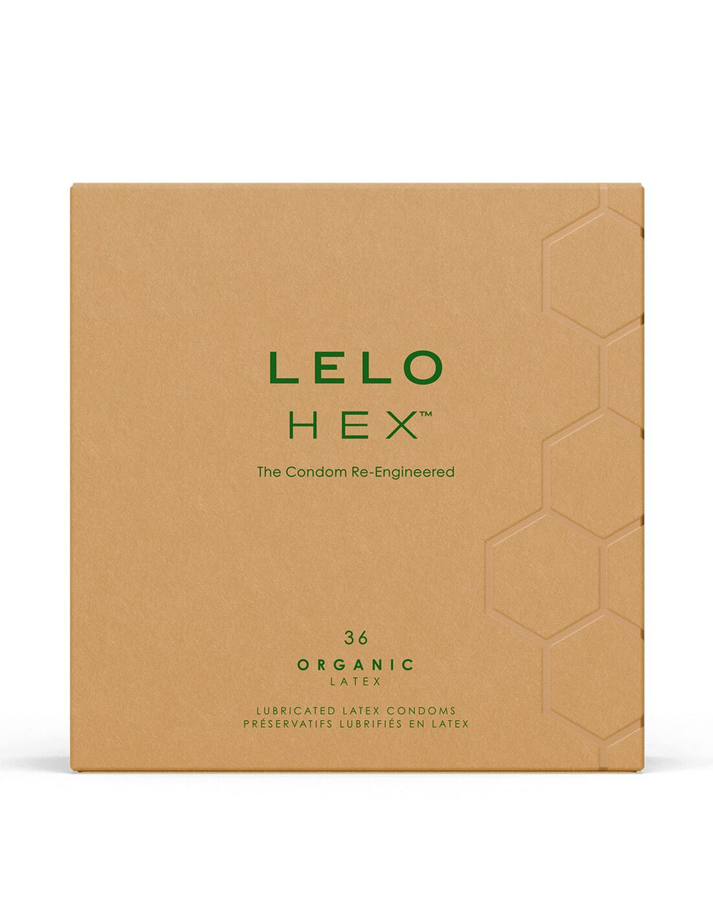 Презервативи LELO HEX Condoms Organic 36 Pack, тонкі та суперміцні