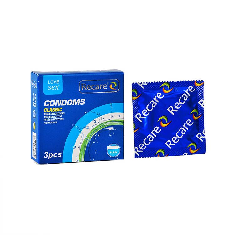 Презервативи Recare Classic Condoms 3 шт, класичні