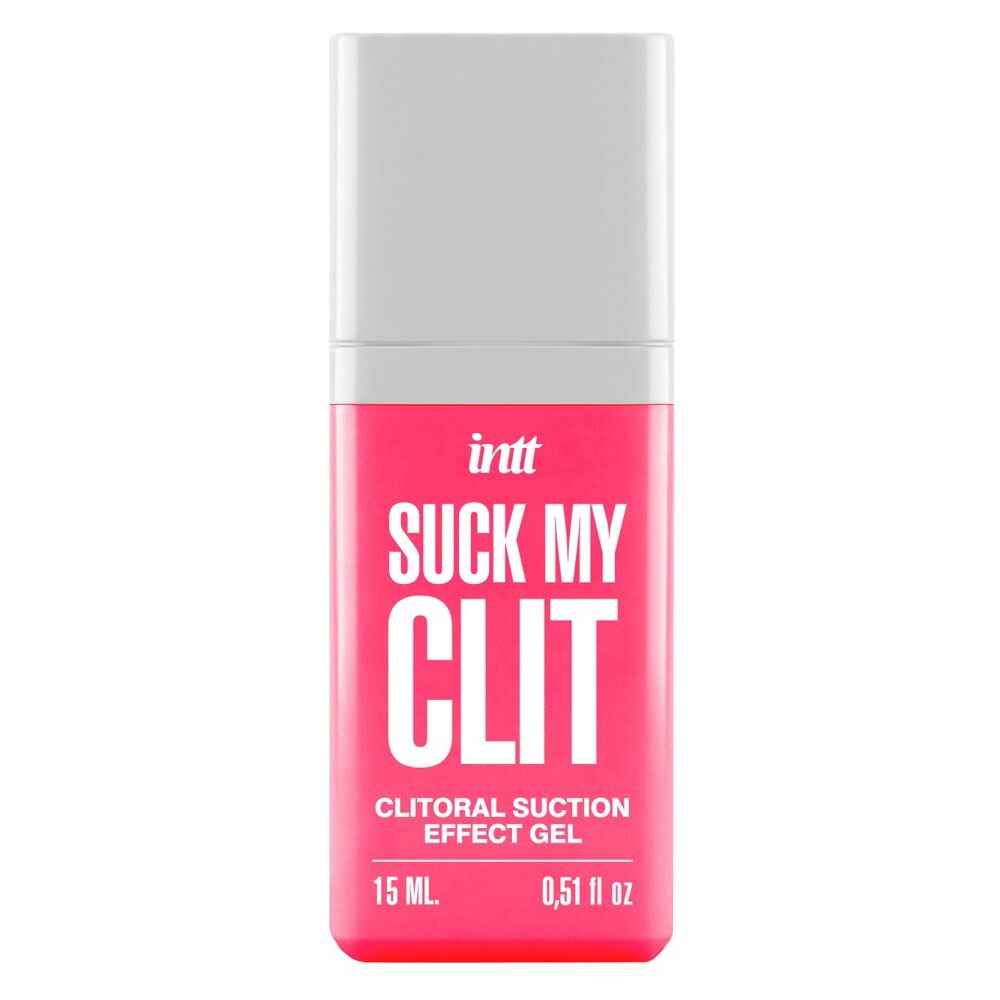 Смоктайзер для клітора Intt Suck My Clit Wild Strawberry (15 мл), полуниця, гель з ефектом посмоктування