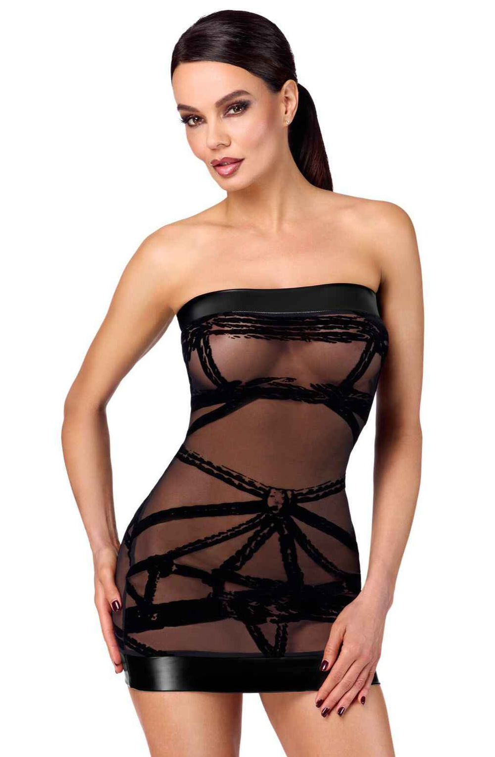 Сукня Noir Handmade F359 Bondesque Off-shoulder mini dress S
