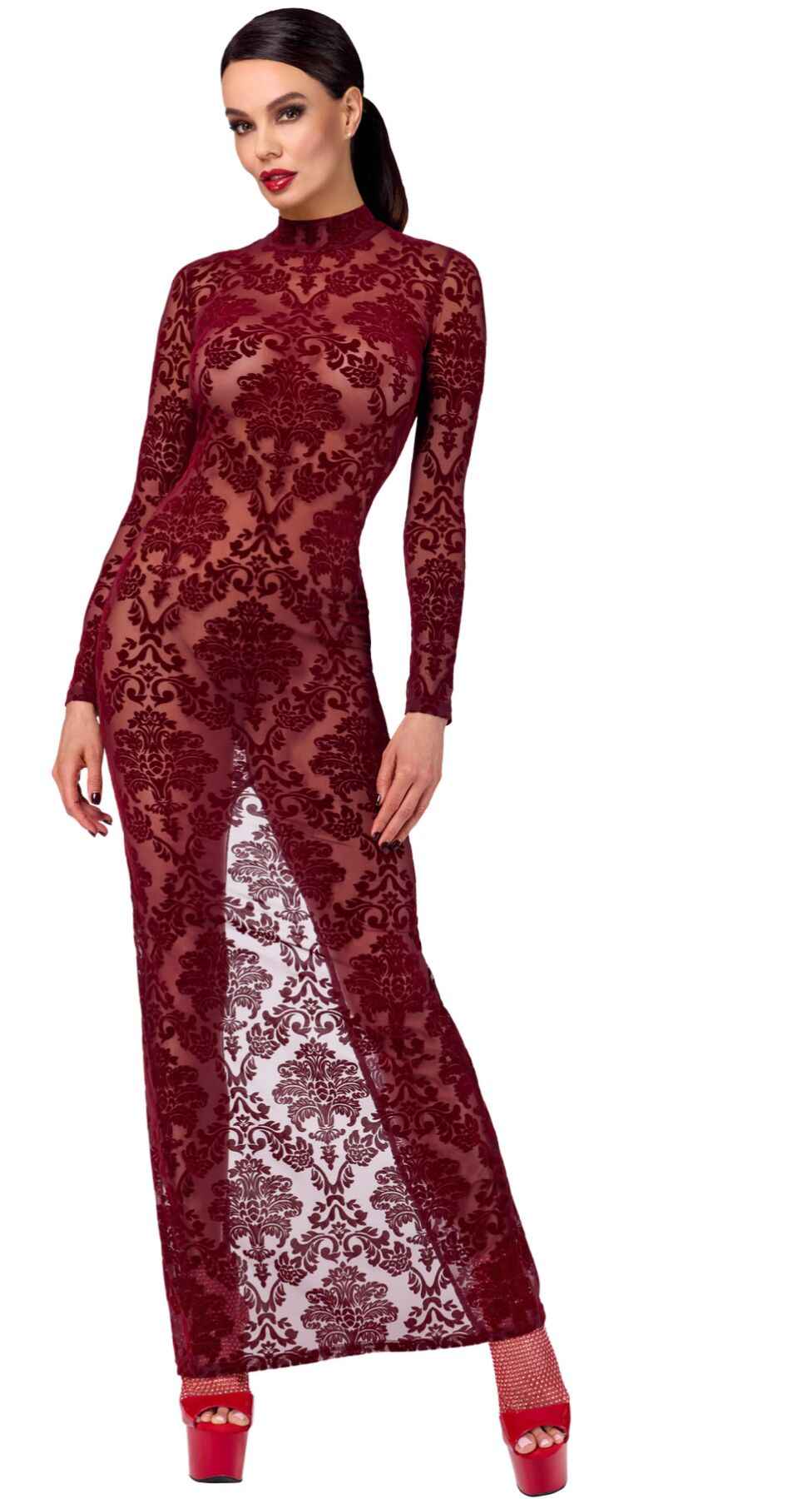 Сукня Noir Handmade F383 Kink Royal gown/long dress L