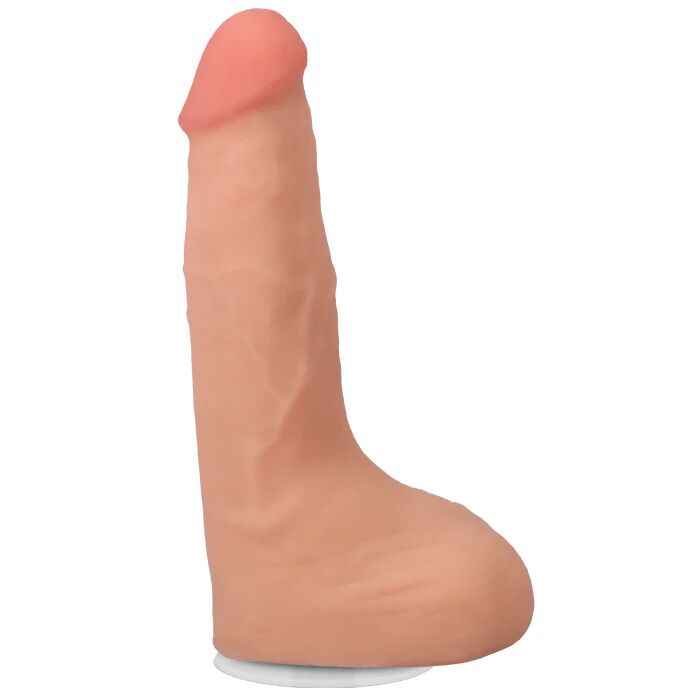 Фалоімітатор, що кінчає Doc Johnson The Realistic Cock ULTRASKYN - Squirting 9,5 Inch Vanilla