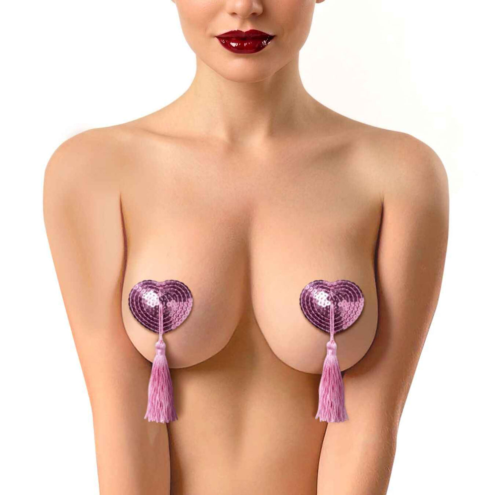 Пестис-сердечки з кісточками Art of Sex - Sparkling Hearts, рожевий