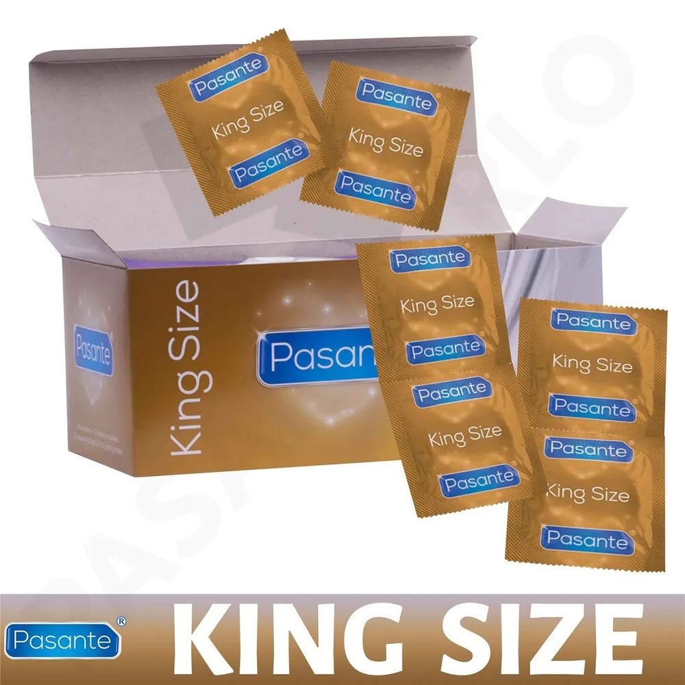 Презервативи великого розміру Pasante King Size латексні (ціна за упаковку, 144 шт.)