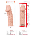 Насадка на член Kokos Extreme Sleeve ES.06, потовщувальна, стимулюючий рельєф