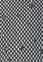 Колготки Leg Avenue Rhinestone micro net tights Plus size Black, дрібна сітка, стрази