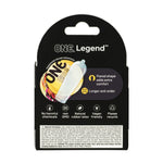 Презервативи ONE Legend Extra Large 3 шт, картонна коробка (м'яте паковання!!!)