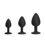 Набір силіконових анальних пробок BMS Roses Til’ Dawn Silicone Anal Plug Kit (пошкоджене паковання!!!)