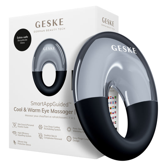 Масажер для очей GESKE Cool&Warm Eye Massager 7в1 black