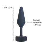 Анальна пробка Lux Active Twist Plug Small Blue (м'яте паковання!!!)