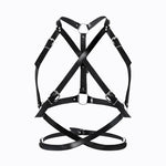 Портупея жіноча Art of Sex - Agnessa Leather harness, Чорний L-2XL