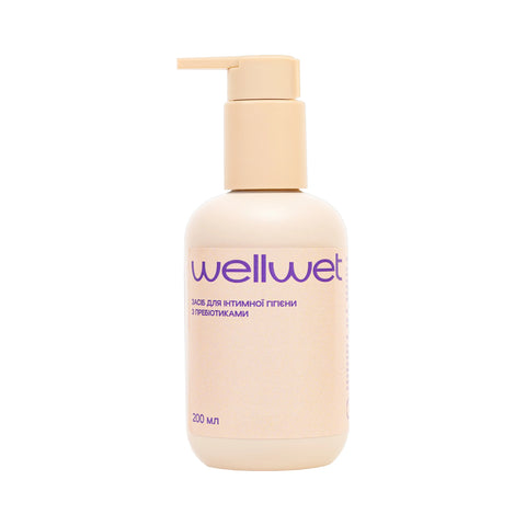 Засіб для інтимної гігієни з пребіотиками WellWet 200 ml WellWet