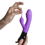 Вібратор-кролик Adrien Lastic Ares з петелькою для пальця, 8 режимів роботи