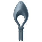 Ерекційне смарт-віброкільце ласо з регулюванням розміру Satisfyer Bullseye Dark Blue