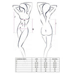 Боді Passion CHARMING BODY S/M, black